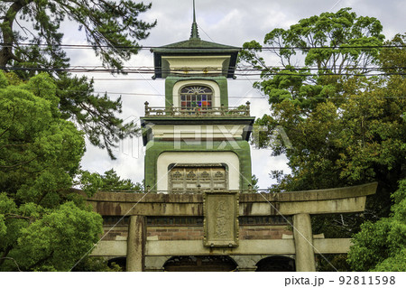 尾山神社　神門　石川県金沢市 92811598