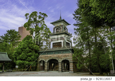 尾山神社　神門　石川県金沢市 92811607