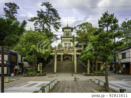尾山神社　神門　石川県金沢市 92811611