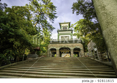 尾山神社　神門　石川県金沢市 92811615