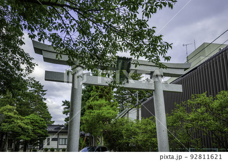 尾山神社　鳥居　石川県金沢市 92811621