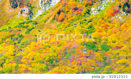 立山ロープウェイ(秋) 立山ロープウェイ(秋) 92812315