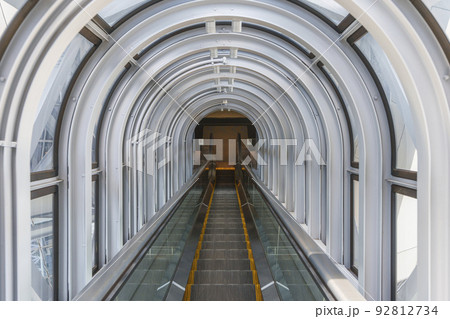 spectacular escalator in Umeda Building spectacular escalator in Umeda Building 92812734