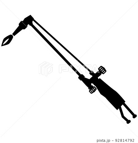 tools for cutting metal and heating products icon on white background. construction sign. flat style. 92814792