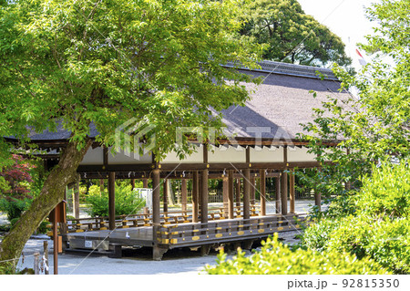 夏の上賀茂神社(加茂別雷神社) 橋殿 京都府京都市 夏の上賀茂神社(加茂別雷神社) 橋殿 京都府京都市 92815350