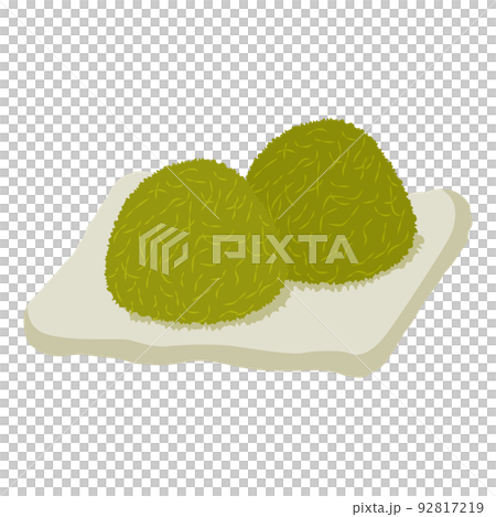 とろろ昆布おにぎりのイラスト 92817219