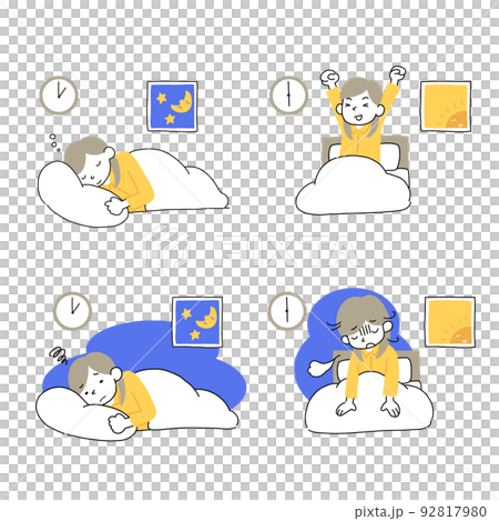 睡眠圖好睡眠失眠 92817980