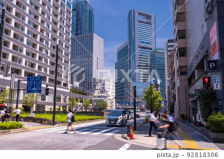 《東京都》東京ビジネス街・港区中心街 《東京都》東京ビジネス街・港区中心街 92818306