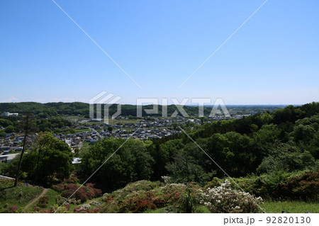 埼玉県入間郡越生町の五大尊ツツジ公園の風景 92820130