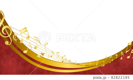 音符のフレーム 92822195