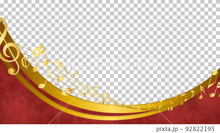 音符のフレーム 92822195