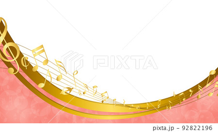 音符のフレーム 92822196