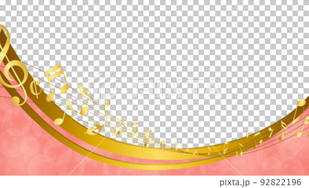 音符のフレーム 92822196