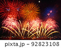 夜空を華やかに彩る花火 92823108