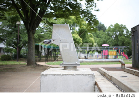 公園にある防災用井戸 公園にある防災用井戸 92823129