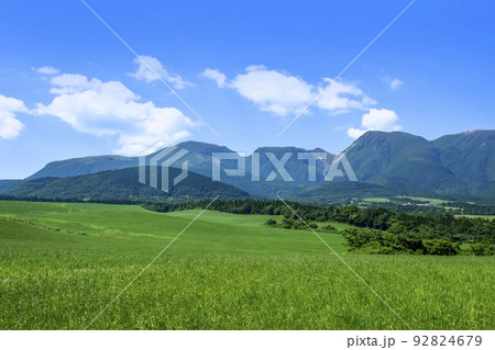 夏の久住高原 92824679