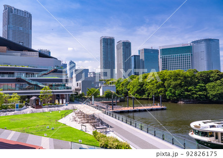 《東京都》東京ビジネス街・都市風景 92826175