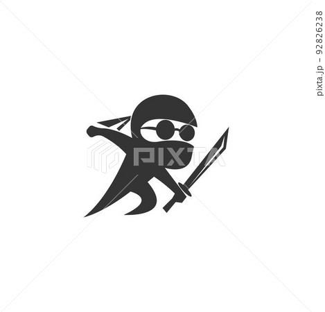Ninja logo icon design illustration Ninja logo icon design illustration 92826238