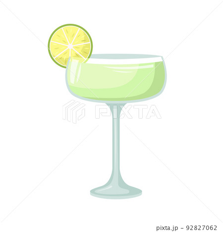 Vector illustration of a club alcoholic cocktail. Daiquiri 92827062