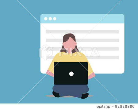 Webデザイナーの女性 パソコン Webデザイナーの女性 パソコン 92828886