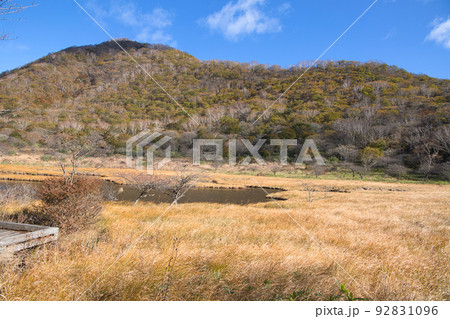 群馬県　紅葉の赤城山・覚満淵 92831096