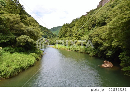 夏の立久恵峡 島根 夏の立久恵峡 島根 92831381