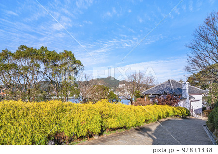 [九州・長崎] グラバー園の旧ウォーカー住宅に導く下り道。 92831838