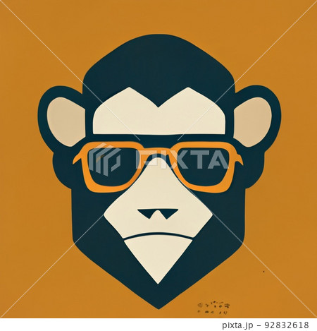 Portrait of a hipster wearing sunglasses. Hipster in sunglasses. Stylized drawing of a fashionista on an colored background. Perfect for phone wallpaper or for posters. Portrait of a hipster wearing sunglasses. Hipster in sunglasses. Stylized drawing of a fashionista on an colored background. Perfect for phone wallpaper or for posters. 92832618