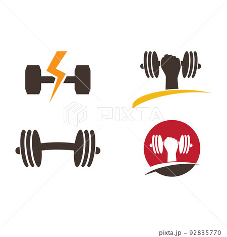 Gym logo vector 92835770