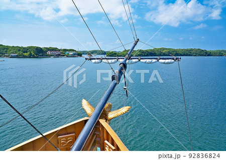 【賢島エスパーニャクルーズより英虞湾の風景】 三重県志摩市阿児町神明 92836824