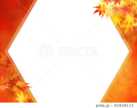 秋の和風背景 92838115