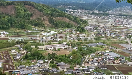 続日本100名城 龍岡城 展望台からの眺め 続日本100名城 龍岡城 展望台からの眺め 92838156