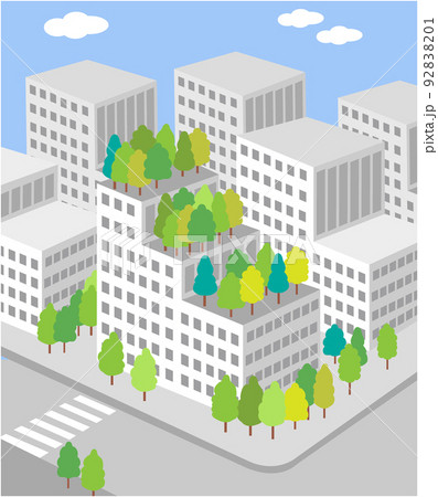 環境に優しい屋上森林、庭園 92838201