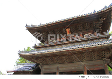 岡崎市、大樹寺三門の風景 岡崎市、大樹寺三門の風景 92839600