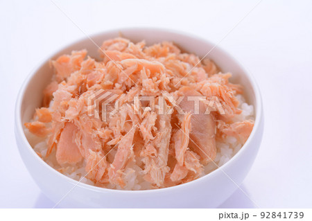 鮭フレークとご飯 92841739