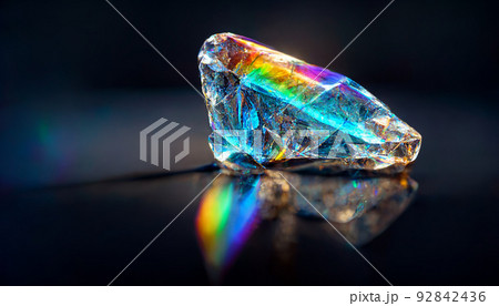 宝石 虹 高価 ダイヤモンド 鉱石のイラスト素材 [92842436] - PIXTA