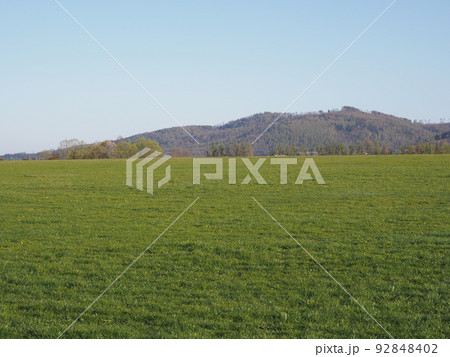 Nature of Beskid Mountains in Bielsko-Biala city, Poland 92848402