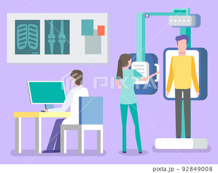 Doctors with Patient Healthcare Hospital Radiology 92849008