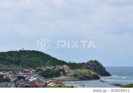 夏の大岬灯台　島根 92850931