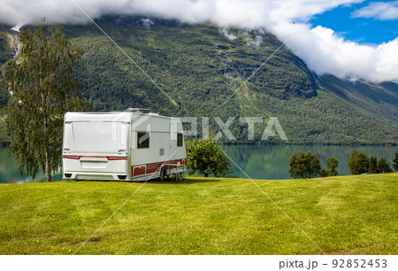 Family vacation travel RV, holiday trip in motorhome Family vacation travel RV, holiday trip in motorhome 92852453