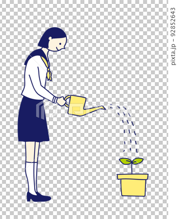 Investment money tree money literacy illustration woman 92852643