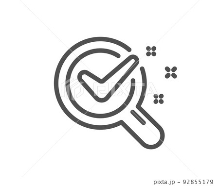 Chemistry lab line icon. Laboratory research sign. Analysis symbol. Quality design element. Linear style chemistry lab icon. Editable stroke. Vector 92855179