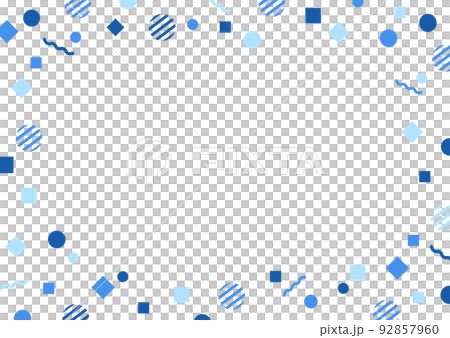 藍色藍色幾何圖案背景素材 藍色藍色幾何圖案背景素材 92857960