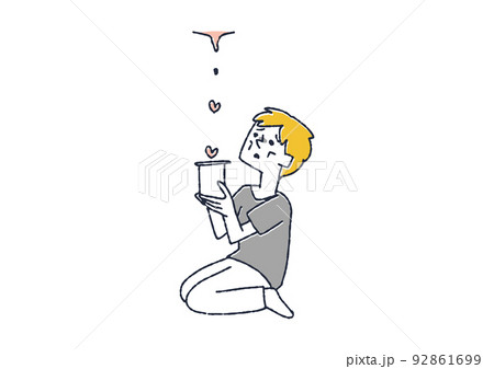 愛情に飢えている男性　精神衛生面に不安を抱える人々 92861699