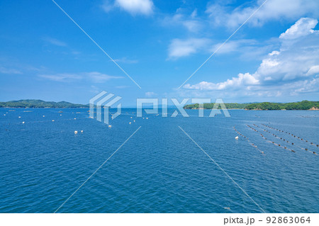 【賢島エスパーニャクルーズより英虞湾の風景】 三重県志摩市阿児町神明 92863064