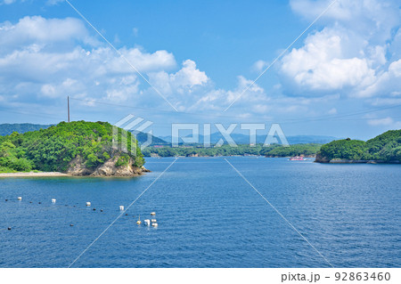 【賢島エスパーニャクルーズより英虞湾の風景】 三重県志摩市阿児町神明 92863460