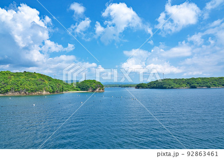 【賢島エスパーニャクルーズより英虞湾の風景】 三重県志摩市阿児町神明 92863461