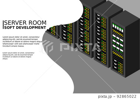 Isometric server equipment 92865022
