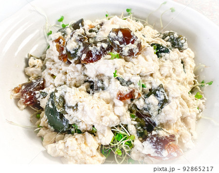 中国料理の前菜・ピータン豆腐 92865217