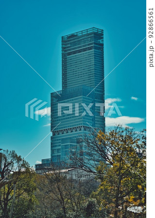 動物園から撮影したあべのハルカス 92866561